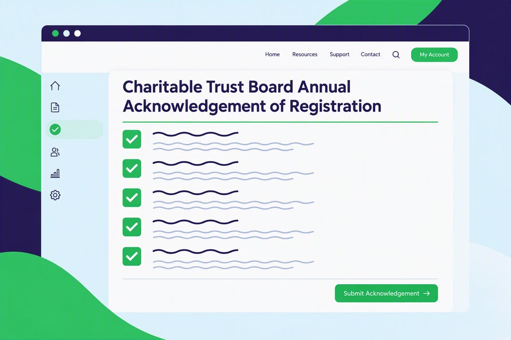 New annual filing requirement for charitable trust boards