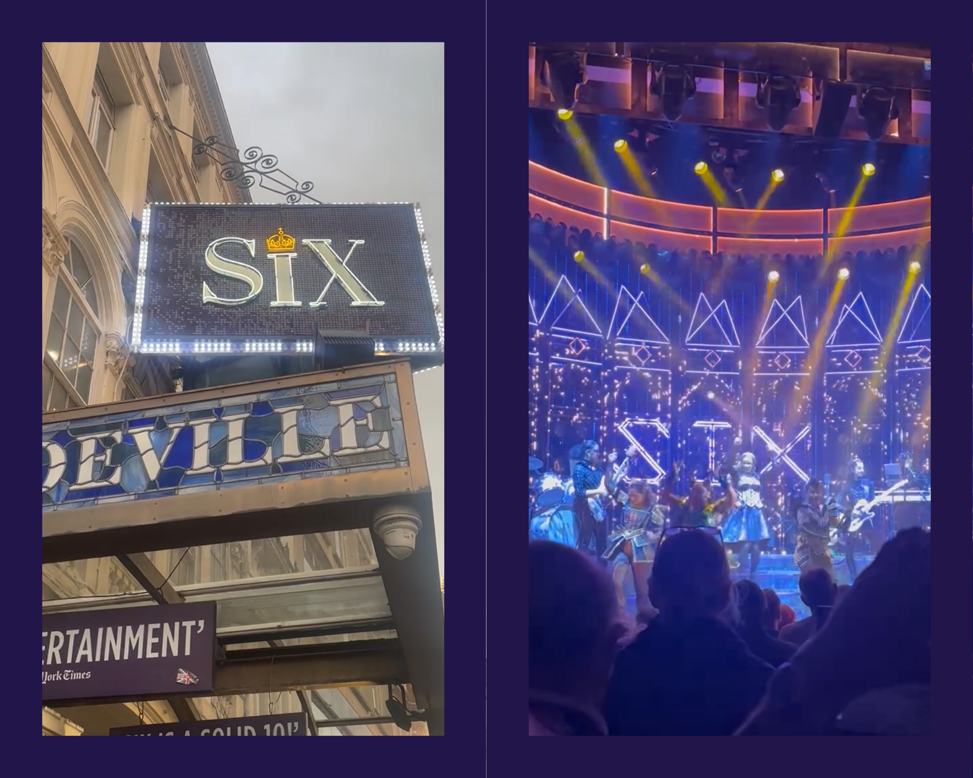 Six the musical photo collage
